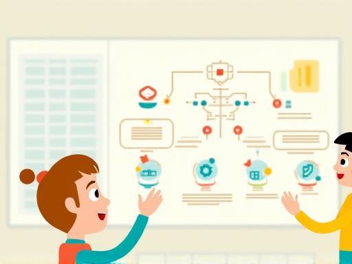 Illustration style from an explainer video project