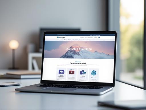 Screenshot of a website design project